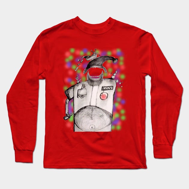 Ugly Christmas Long Sleeve T-Shirt by IanWylie87